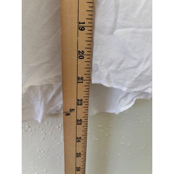 Anthropologie Vanessa Virginia Collaged Lace Ivory Top Embroidered Womens XS - Picture 14 of 15